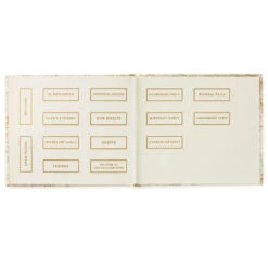 Hallmark Ivory And Gold Guest Book -Hallmark Ivory and Gold Guest Book 1EDY3149 05