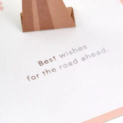 Hallmark Best Wishes For The Road Ahead 3D Pop-Up Wedding Card -Hallmark Just Married Car 3D PopUp Wedding Card 1299LAD2903 03