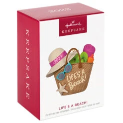 Hallmark Life's A Beach! 2023 Ornament 9 Hallmark Life's A Beach! 2023 Ornament -Hallmark Lifes a Beach Tote Bag Keepsake Ornament 1899QGO2929 04