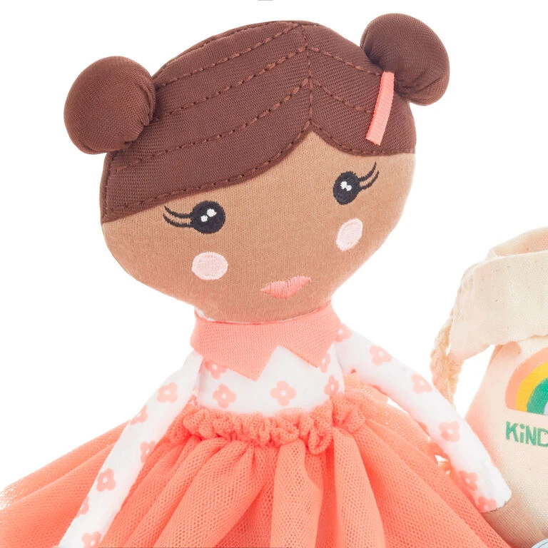 Hallmark Little World Changers™ And Kind Culture Co. The Doll Kind Dark Skin Girl, 12" 2 Hallmark Little World Changers™ And Kind Culture Co. The Doll Kind Dark Skin Girl, 12" - Image 2