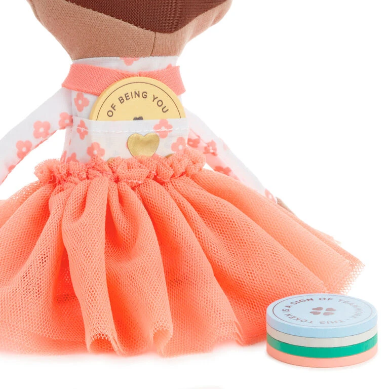 Hallmark Little World Changers™ And Kind Culture Co. The Doll Kind Dark Skin Girl, 12" 3 Hallmark Little World Changers™ And Kind Culture Co. The Doll Kind Dark Skin Girl, 12" - Image 3