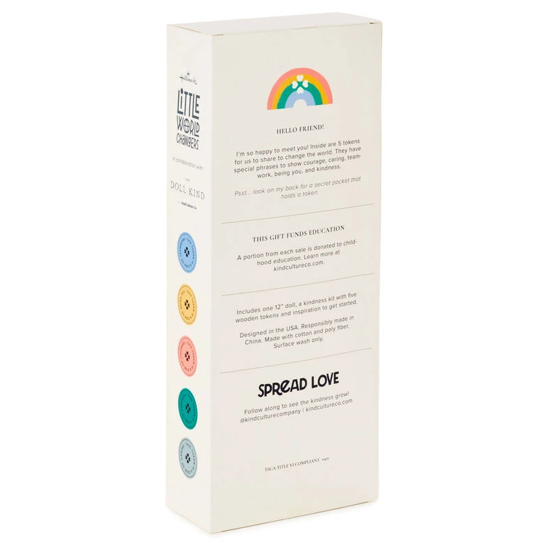 Hallmark Little World Changers™ And Kind Culture Co. The Doll Kind Dark Skin Girl, 12" 7 Hallmark Little World Changers™ And Kind Culture Co. The Doll Kind Dark Skin Girl, 12" - Image 7