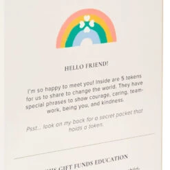 Hallmark Little World Changers™ And Kind Culture Co. The Doll Kind Light Skin Girl, 12" -Hallmark Little World Changers Light Skin Girl Doll With Tokens 1KID2085 08