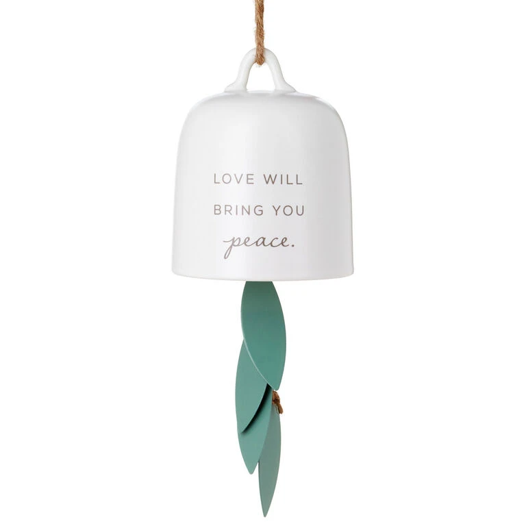 Hallmark Love Will Bring You Peace Ceramic Wind Chime 1 Hallmark Love Will Bring You Peace Ceramic Wind Chime