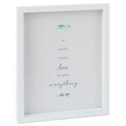 Hallmark Love Means Everything Quote Sign, 7.5x9