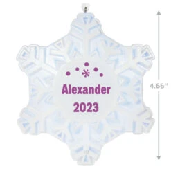 Hallmark Magic Sparkling Snowflake Block Text Personalized Ornament With Light 6 Hallmark Magic Sparkling Snowflake Block Text Personalized Ornament With Light -Hallmark Magic Sparkling Snowflake Block Text Personalized Keepsake Ornament With Light 2999QHE2010B2 03