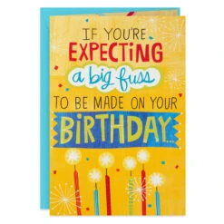Hallmark 16" Make A Fuss Cake Pop-Up Jumbo Birthday Card