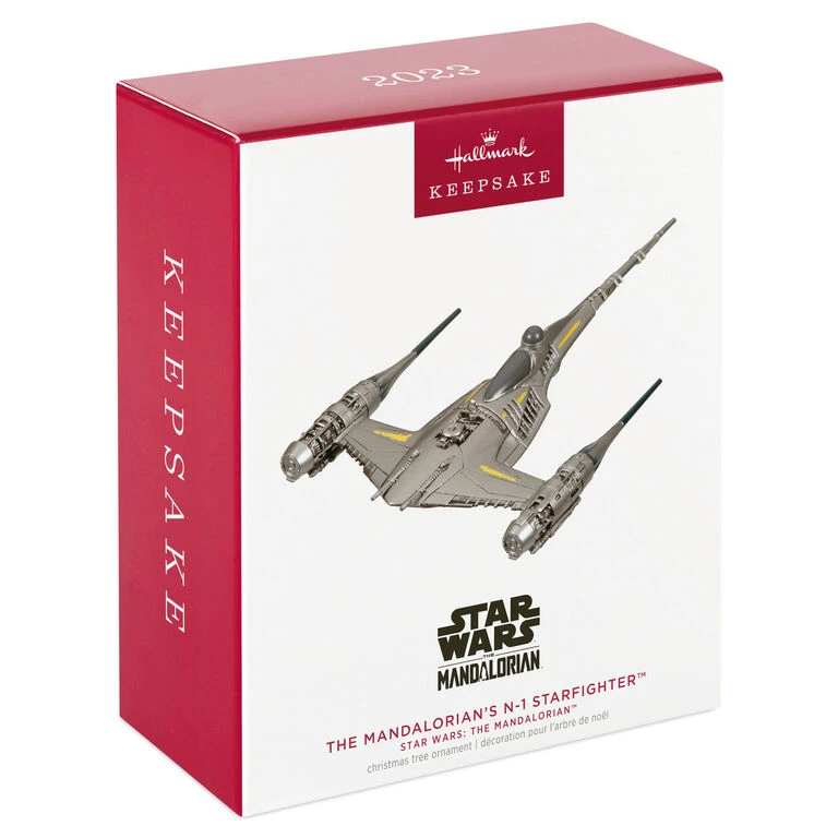 Hallmark Star Wars: The Mandalorian™ The Mandalorian's N-1 Starfighter™ Ornament 4 Hallmark Star Wars: The Mandalorian™ The Mandalorian's N-1 Starfighter™ Ornament - Image 4