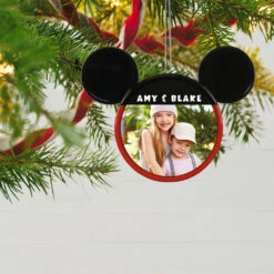 Hallmark Disney Mickey Mouse Ears Silhouette Text And Photo Personalized Ornament -Hallmark Mickey Mouse Ears TextPhoto Personalized Ornament 2499QHE1962B2 02
