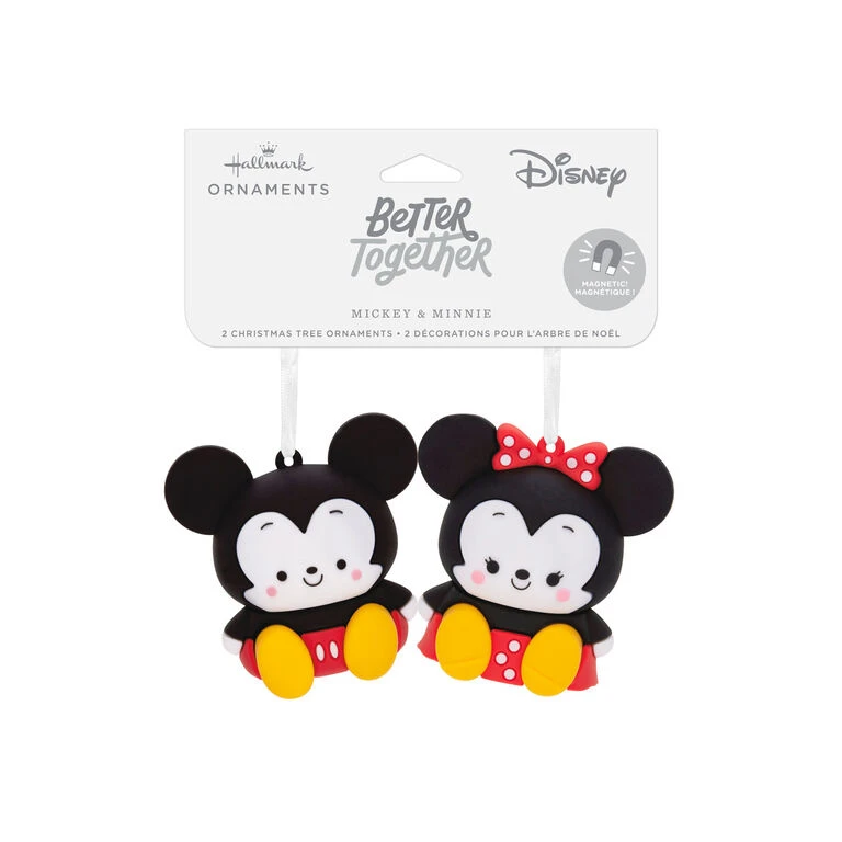 Better Together Disney Mickey And Minnie Magnetic Hallmark Ornaments, Set Of 2 4 Better Together Disney Mickey And Minnie Magnetic Hallmark Ornaments, Set Of 2 - Image 4