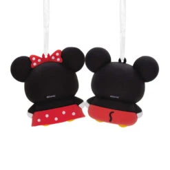 Better Together Disney Mickey And Minnie Magnetic Hallmark Ornaments, Set Of 2 9 Better Together Disney Mickey And Minnie Magnetic Hallmark Ornaments, Set Of 2 -Hallmark Mickey and Minnie Christmas Ornaments 3HCM2402 06