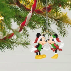 Hallmark Disney Mickey And Minnie A Season Of Love Ornament -Hallmark Mickey and Minnie Hands Heart Keepsake Ornament 2099QXD6667 02