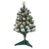 Hallmark Mini Flocked Pre-Lit Christmas Tree, 18.75"