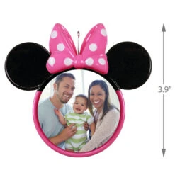Hallmark Disney Minnie Mouse Ears Silhouette Personalized Photo Ornament -Hallmark Minnie Mouse Ears Shape Personalized Photo Ornament 2499QHE1963B3 03