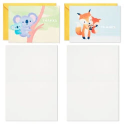 Hallmark Mom And Baby Animal Assortment Blank Thank-You Notes, Pack Of 48 -Hallmark Mom and Baby Animal Assortment Blank ThankYou Notes 5STZ1134 03