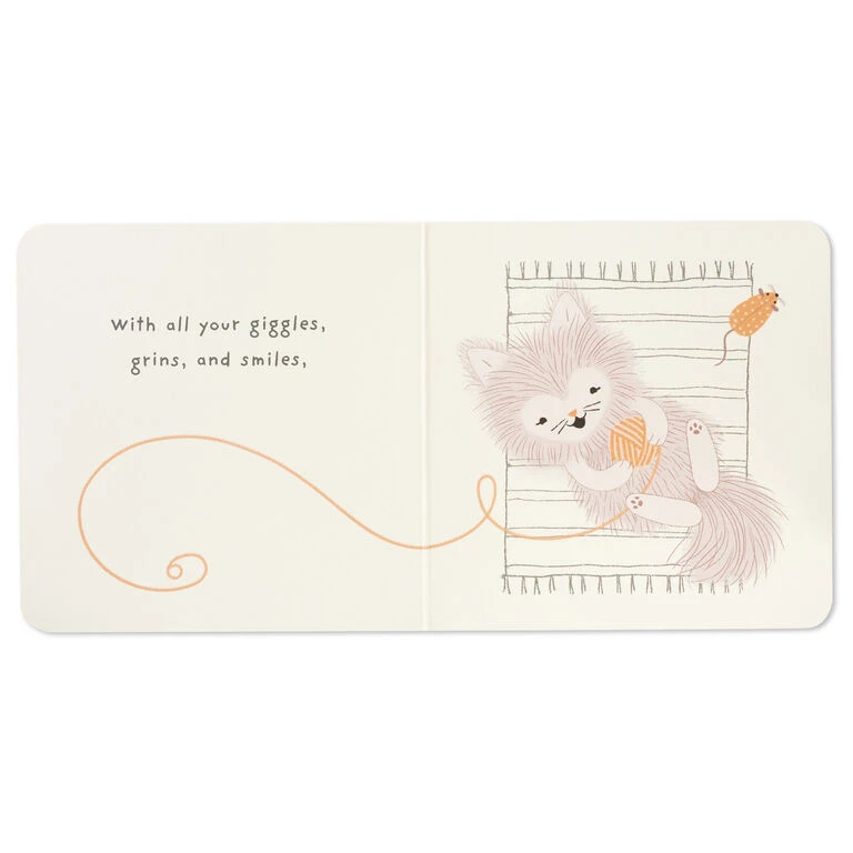 Hallmark MopTops Furry Cat Stuffed Animal With You Are So Fun Board Book 6 Hallmark MopTops Furry Cat Stuffed Animal With You Are So Fun Board Book - Image 6