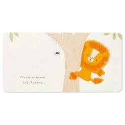 Hallmark MopTops Lion Stuffed Animal With You Are Brave Board Book -Hallmark MopTops Plush Lion Stuffed Animal Board Book 1KID1530 06