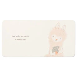 Hallmark MopTops Llama Stuffed Animal With You Make Me Smile Board Book -Hallmark MopTops Plush Llama Stuffed Animal Board Book 1KID1534 06