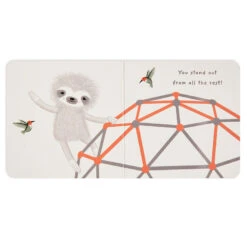 Hallmark MopTops Sloth Stuffed Animal With You Are The Best Board Book -Hallmark MopTops Plush Sloth Stuffed Animal and Board Book 1KID2083 06