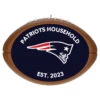 Hallmark NFL Football New England Patriots Text Personalized Ornament