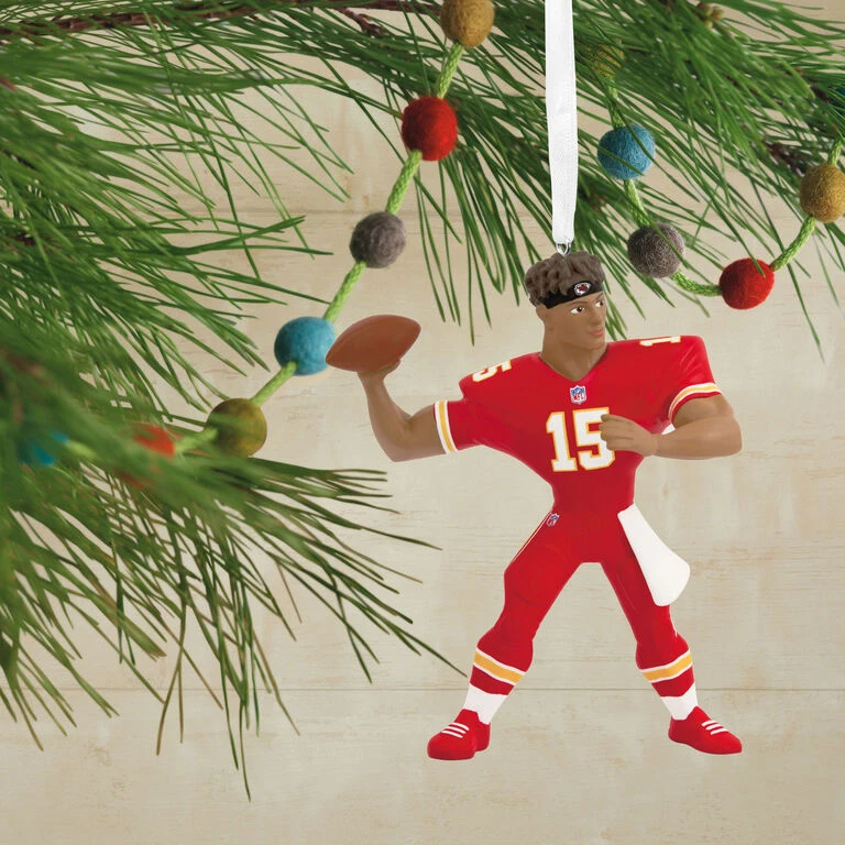 NFL Kansas City Chiefs Patrick Mahomes II Hallmark Ornament 2 NFL Kansas City Chiefs Patrick Mahomes II Hallmark Ornament - Image 2