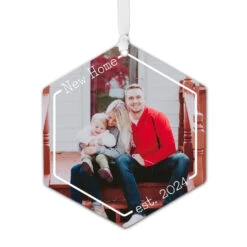 Hallmark New Home Personalized Text And Photo Metal Ornament