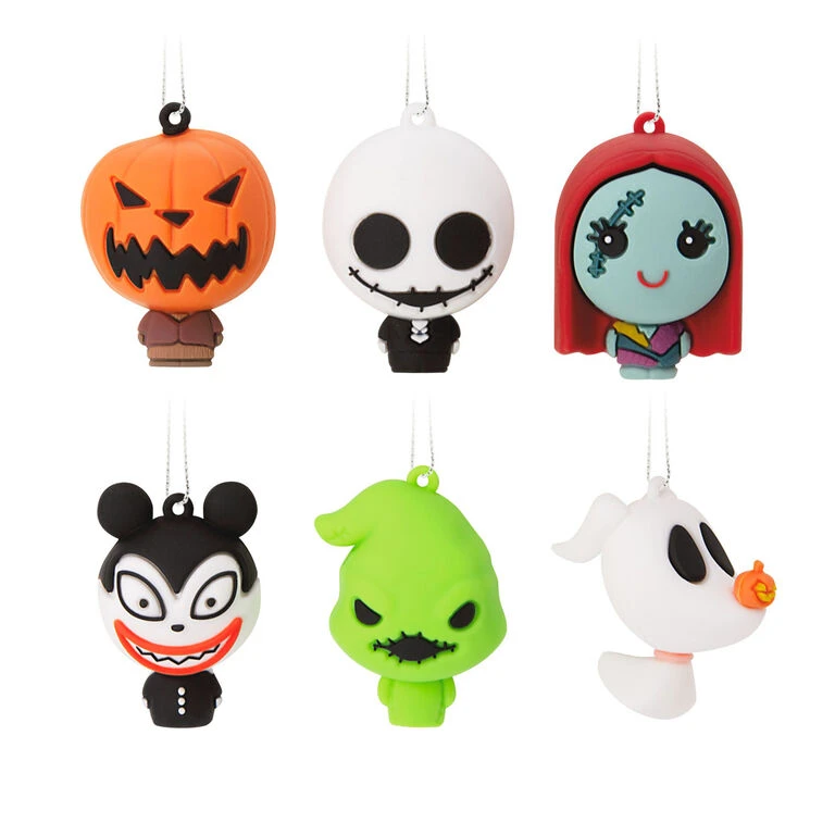 Mini Disney Tim Burton's The Nightmare Before Christmas Shatterproof Hallmark Ornaments, Set Of 6 1 Mini Disney Tim Burton's The Nightmare Before Christmas Shatterproof Hallmark Ornaments, Set Of 6