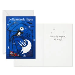 Hallmark Disney Tim Burton's The Nightmare Before Christmas Hauntingly Happy Boxed Cards, Pack Of 16 9 Hallmark Disney Tim Burton's The Nightmare Before Christmas Hauntingly Happy Boxed Cards, Pack Of 16 -Hallmark Nightmare Before Christmas Holiday Boxed Cards 5STZ1165 03