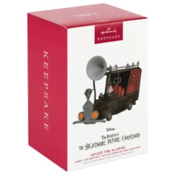 Hallmark Disney Tim Burton's The Nightmare Before Christmas Sound The Alarms! Ornament With Sound -Hallmark Nightmare Before Christmas Mayors Car Keepsake Ornament 2699QXD6649 04