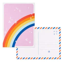 Hallmark Keep It Sunny Postcards, Book Of 10 -Hallmark Orange and Blue Keep It Sunny Postcards 1SOM3857 04