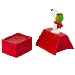 Hallmark Peanuts® Flying Ace Snoopy Stacked Salt And Pepper Shakers, Set Of 2 -Hallmark Peanuts Snoopy Doghouse Salt and Pepper Shakers 1PAJ3529 03