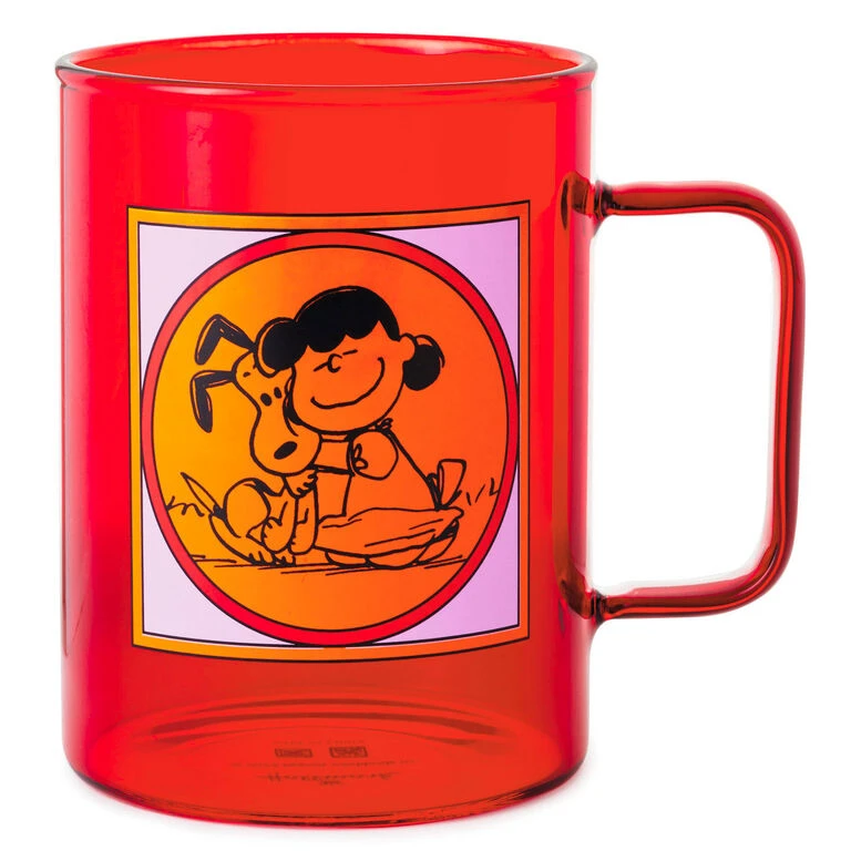 Hallmark Peanuts® Happiness Is A Warm Puppy Glass Mug, 20 Oz. 1 Hallmark Peanuts® Happiness Is A Warm Puppy Glass Mug, 20 Oz.
