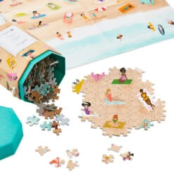 Hallmark Just Beachy 1,000-Piece Jigsaw Puzzle -Hallmark People on Beach 1000 Piece Jigsaw Puzzle 1PUZ1427 02