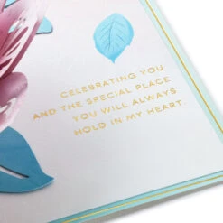 Hallmark The Special Place You Will Always Hold In My Heart Love Card 12 Hallmark The Special Place You Will Always Hold In My Heart Love Card -Hallmark Pink Lotus Flower 3D PopUp Love Card for Her 1299LAD2887 04
