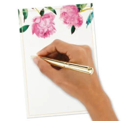 Hallmark Pink Peonies Stationery Set, Box Of 20 -Hallmark Pink Peonies Stationery Set 1499STN1137 04