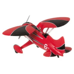 Hallmark Sky's The Limit Bulldog Racer Ornament -Hallmark Red Black White Airplane Keepsake Ornament 1999QXR8169 06