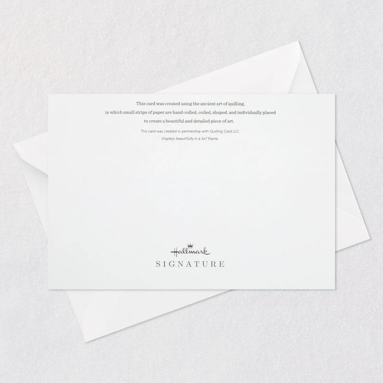 Hallmark With All My Heart Quilled Paper Handmade Love Card 7 Hallmark With All My Heart Quilled Paper Handmade Love Card - Image 7