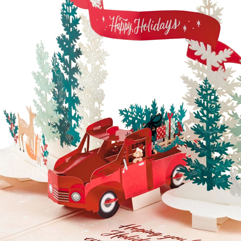 Hallmark Joy To You 3D Pop-Up Christmas Card 1 Hallmark Joy To You 3D Pop-Up Christmas Card