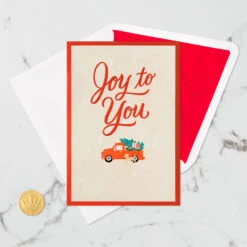 Hallmark Joy To You 3D Pop-Up Christmas Card 15 Hallmark Joy To You 3D Pop-Up Christmas Card -Hallmark Red Truck 3D PopUp Christmas Card 1299IXC7122 06