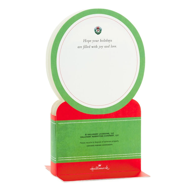 Hallmark Red Truck Snow Globe Musical 3D Pop-Up Christmas Card With Motion 2 Hallmark Red Truck Snow Globe Musical 3D Pop-Up Christmas Card With Motion - Image 2