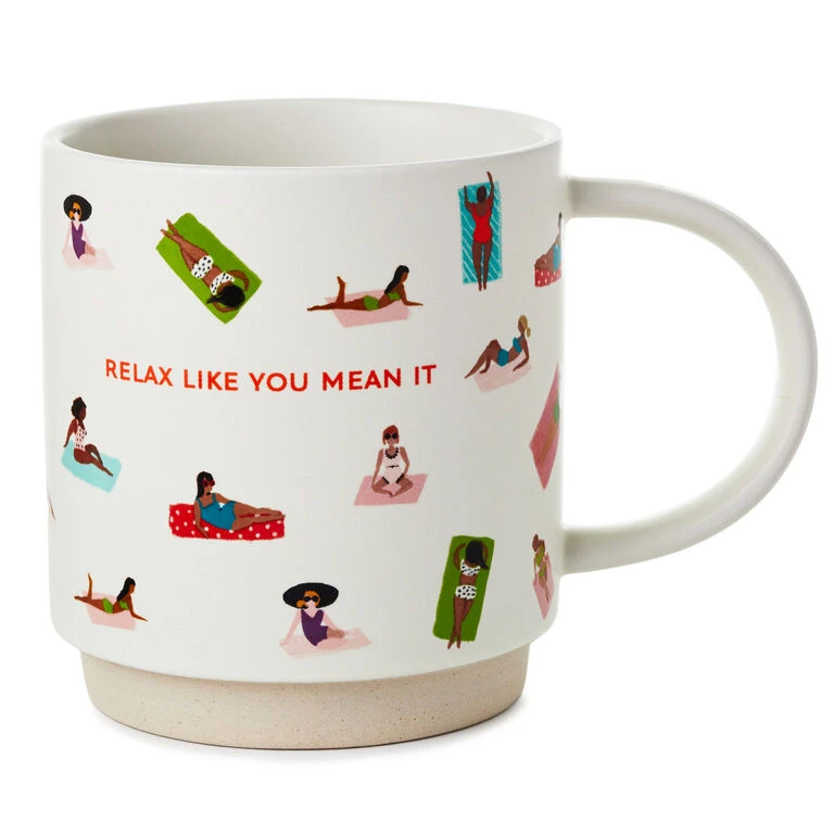 Hallmark Relax Like You Mean It Mug, 16 Oz. 1 Hallmark Relax Like You Mean It Mug, 16 Oz.