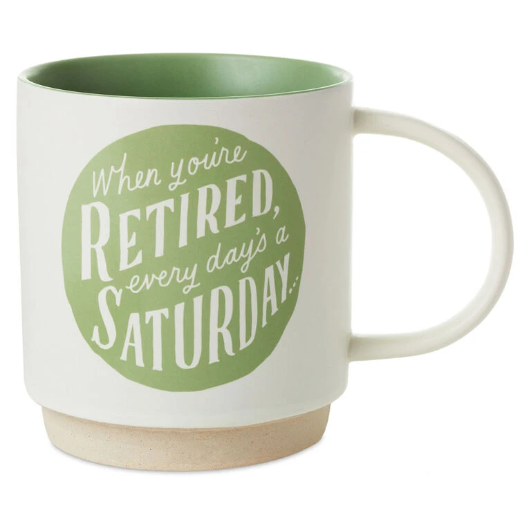 Hallmark Retired Every Day's A Saturday Mug, 16 Oz. 1 Hallmark Retired Every Day's A Saturday Mug, 16 Oz.