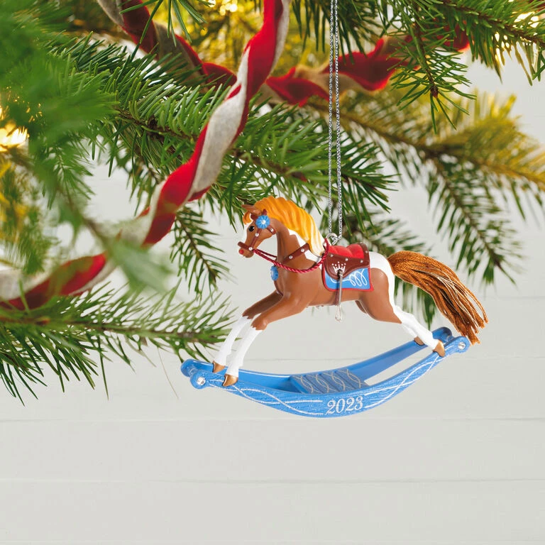 Hallmark Rocking Horse Memories 2023 Ornament 2 Hallmark Rocking Horse Memories 2023 Ornament - Image 2