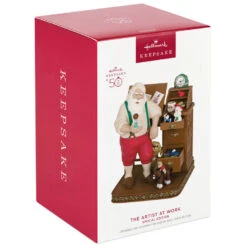 Hallmark The Artist At Work Special Edition Exclusive Ornament -Hallmark Santa at Work Keepsake Ornament 4999QGO2827 04