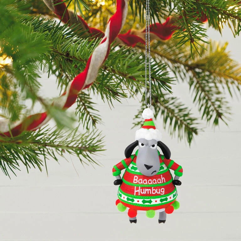 Hallmark Baaaaah Humbug! Ornament 2 Hallmark Baaaaah Humbug! Ornament - Image 2