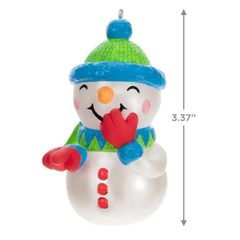 Hallmark Pull My Finger Snowman Ornament With Sound 3 Hallmark Pull My Finger Snowman Ornament With Sound - Image 3