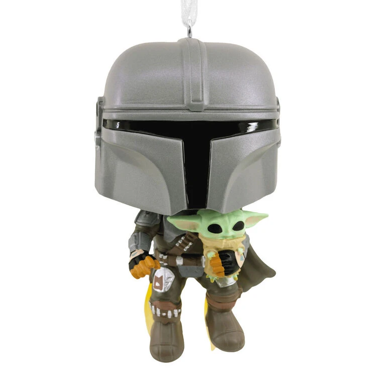 Star Wars The Mandalorian™ With Grogu™ Funko POP!® Hallmark Ornament 1 Star Wars The Mandalorian™ With Grogu™ Funko POP!® Hallmark Ornament