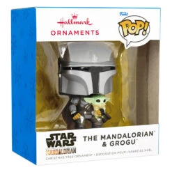 Star Wars The Mandalorian™ With Grogu™ Funko POP!® Hallmark Ornament 8 Star Wars The Mandalorian™ With Grogu™ Funko POP!® Hallmark Ornament -Hallmark Star Wars The Mandalorian With Grogu Funko POP Christmas Ornament 3HCM1103 04
