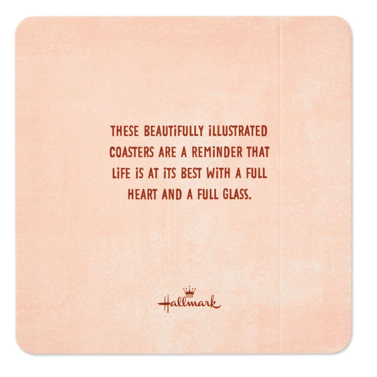 Hallmark Stop And Smell The Rosé: 20 Coasters Celebrating Friends (And Wine) Book 2 Hallmark Stop And Smell The Rosé: 20 Coasters Celebrating Friends (And Wine) Book - Image 2