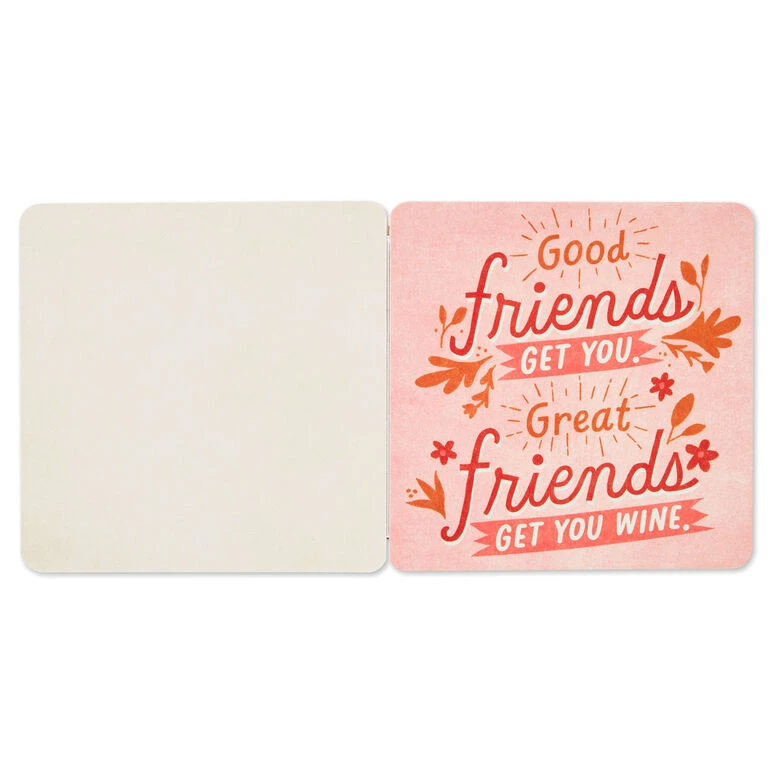 Hallmark Stop And Smell The Rosé: 20 Coasters Celebrating Friends (And Wine) Book 4 Hallmark Stop And Smell The Rosé: 20 Coasters Celebrating Friends (And Wine) Book - Image 4